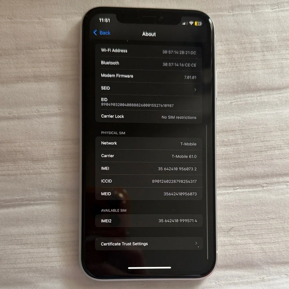 Sleek Black Smartphone with Modern Display